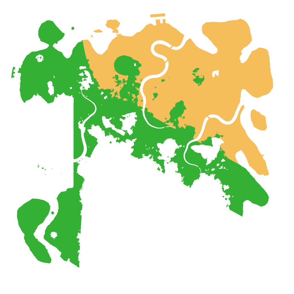 Biome Rust Map: Procedural Map, Size: 4000, Seed: 675295410