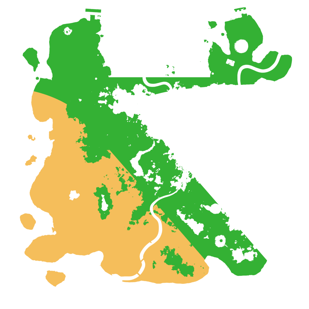 Biome Rust Map: Procedural Map, Size: 4000, Seed: 886425