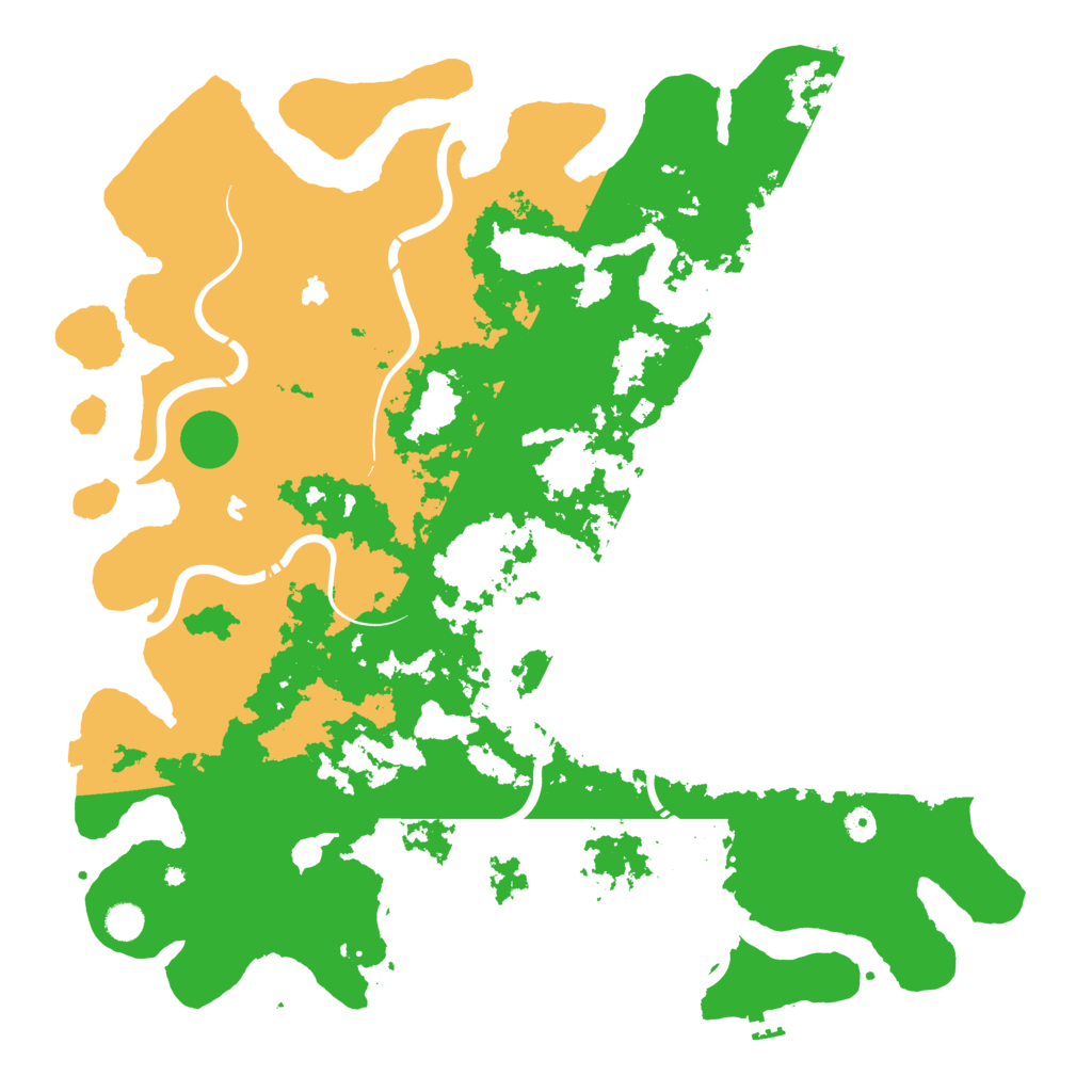 Biome Rust Map: Procedural Map, Size: 5000, Seed: 991990779