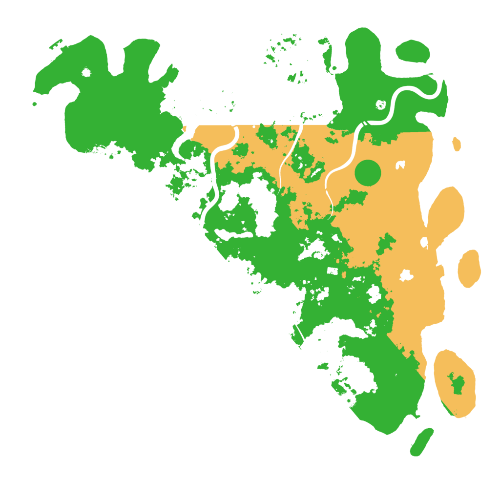 Biome Rust Map: Procedural Map, Size: 5000, Seed: 1511102171