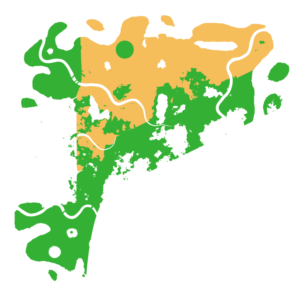Biome Rust Map: Procedural Map, Size: 4500, Seed: 309336510