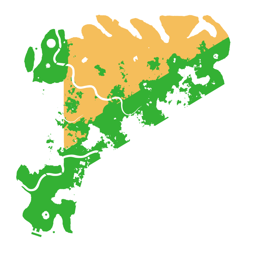 Biome Rust Map: Procedural Map, Size: 5000, Seed: 1380007166