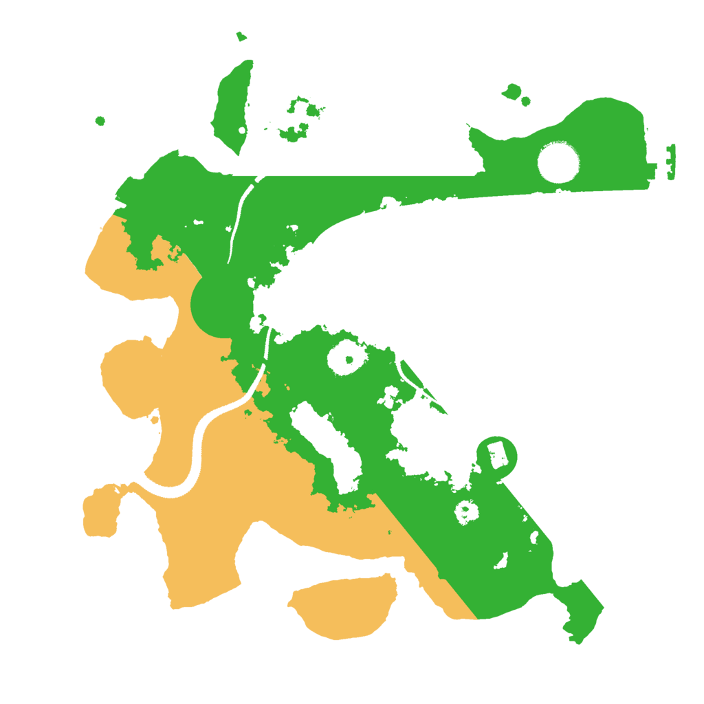 Biome Rust Map: Procedural Map, Size: 3000, Seed: 2025100415