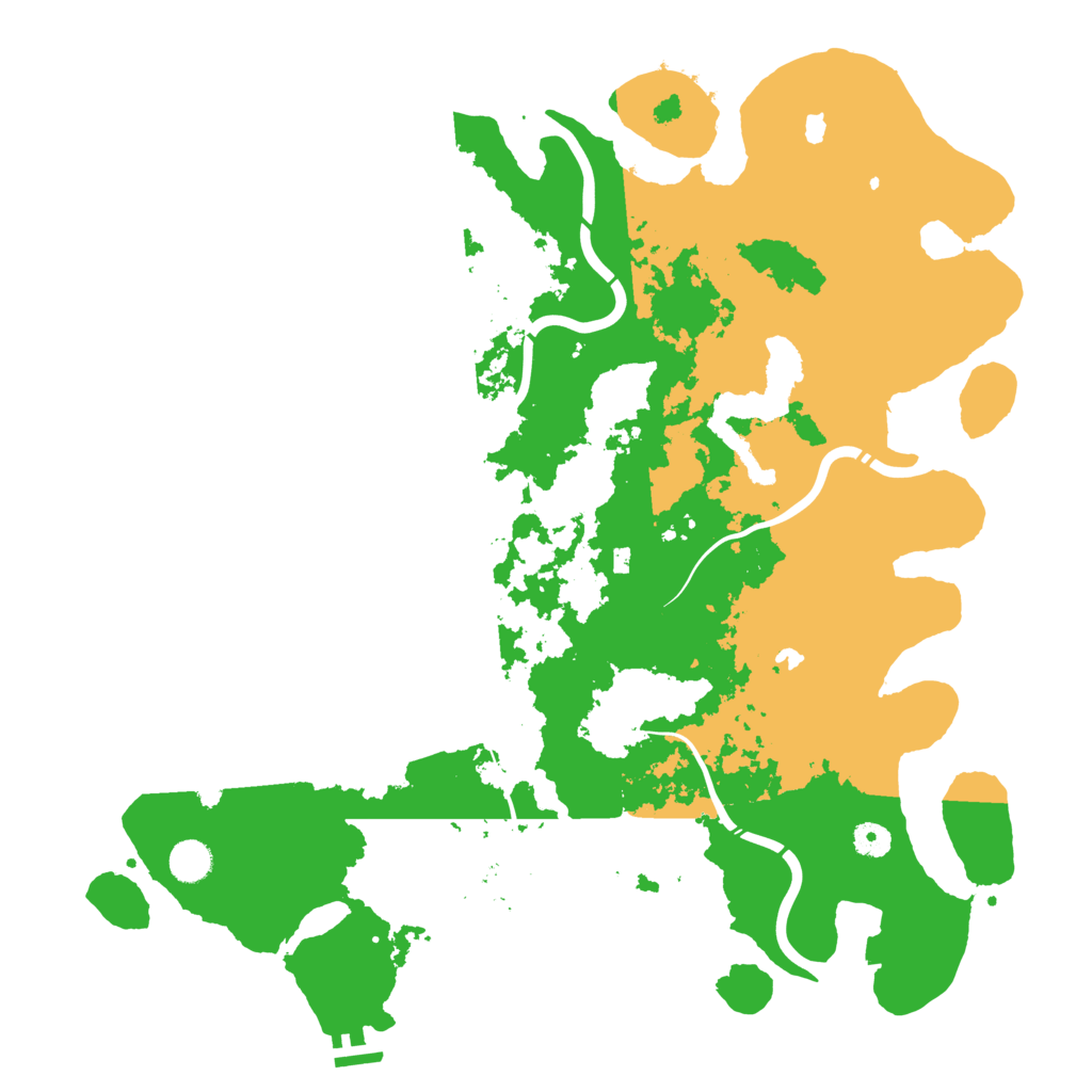 Biome Rust Map: Procedural Map, Size: 4500, Seed: 1563504017