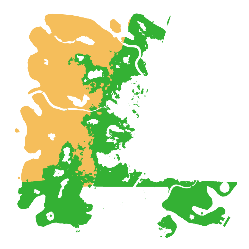 Biome Rust Map: Procedural Map, Size: 4500, Seed: 839846580