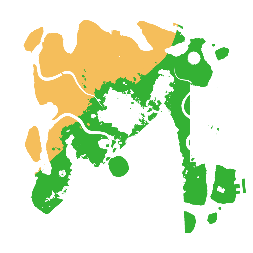 Biome Rust Map: Procedural Map, Size: 3500, Seed: 1153980438
