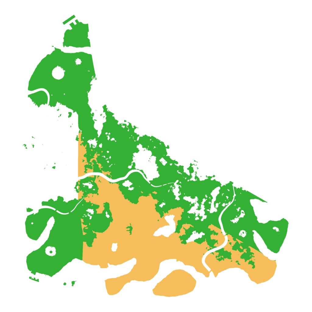 Biome Rust Map: Procedural Map, Size: 4500, Seed: 805790175