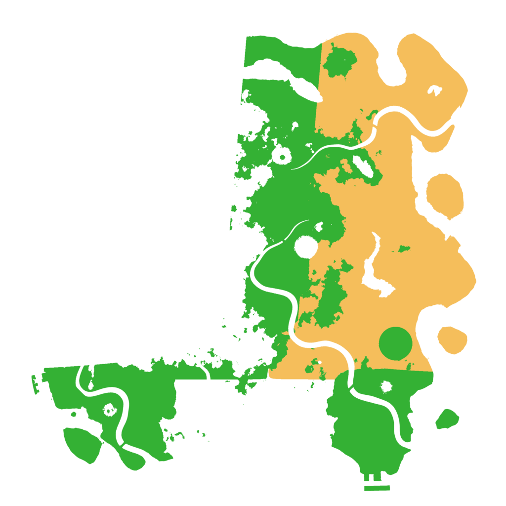 Biome Rust Map: Procedural Map, Size: 4000, Seed: 499103356