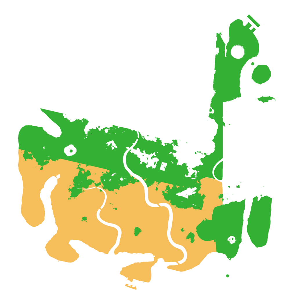 Biome Rust Map: Procedural Map, Size: 3850, Seed: 1978042880