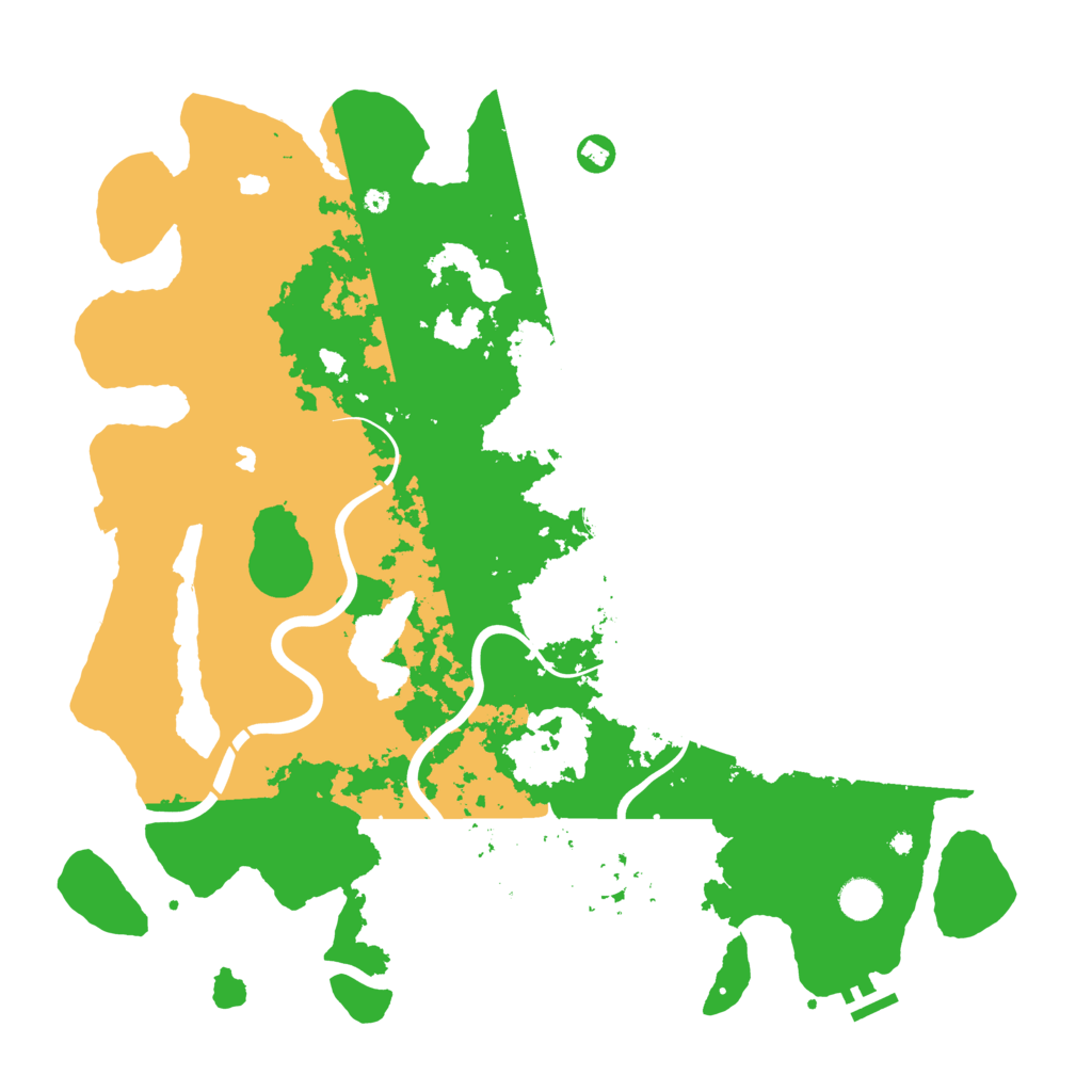 Biome Rust Map: Procedural Map, Size: 4500, Seed: 198178831