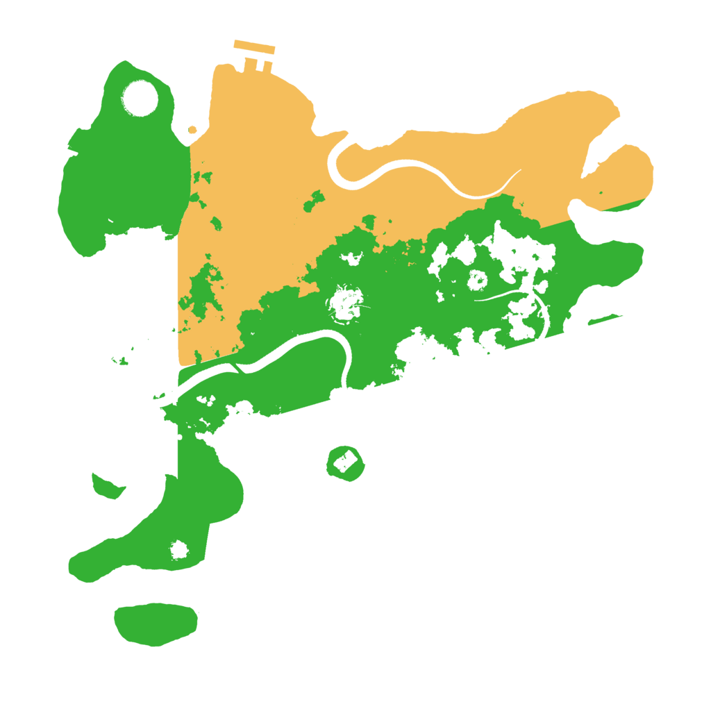 Biome Rust Map: Procedural Map, Size: 3500, Seed: 4920251