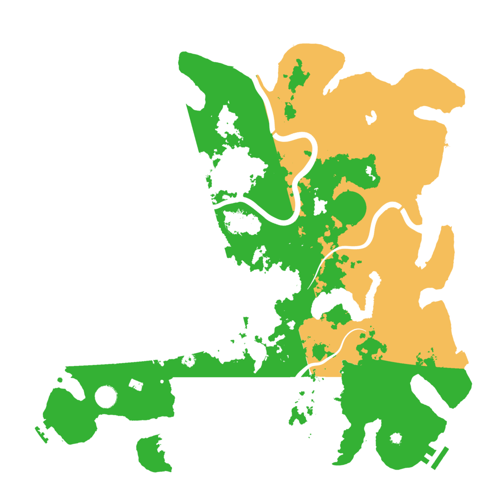 Biome Rust Map: Procedural Map, Size: 4000, Seed: 8452