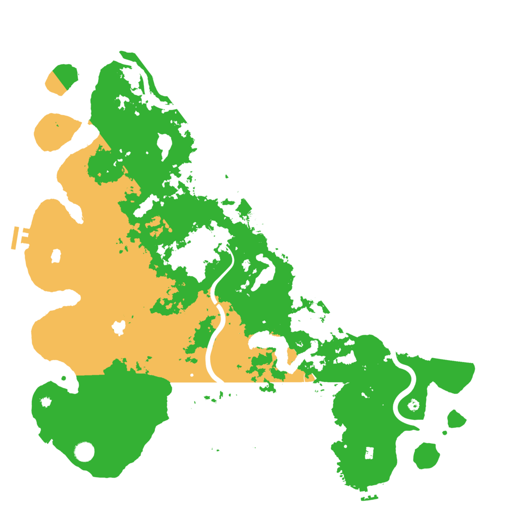Biome Rust Map: Procedural Map, Size: 4500, Seed: 1202170575