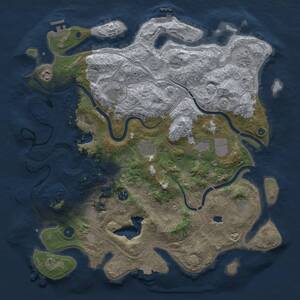 Thumbnail Rust Map: Procedural Map, Size: 4250, Seed: 1026075619, 15 Monuments
