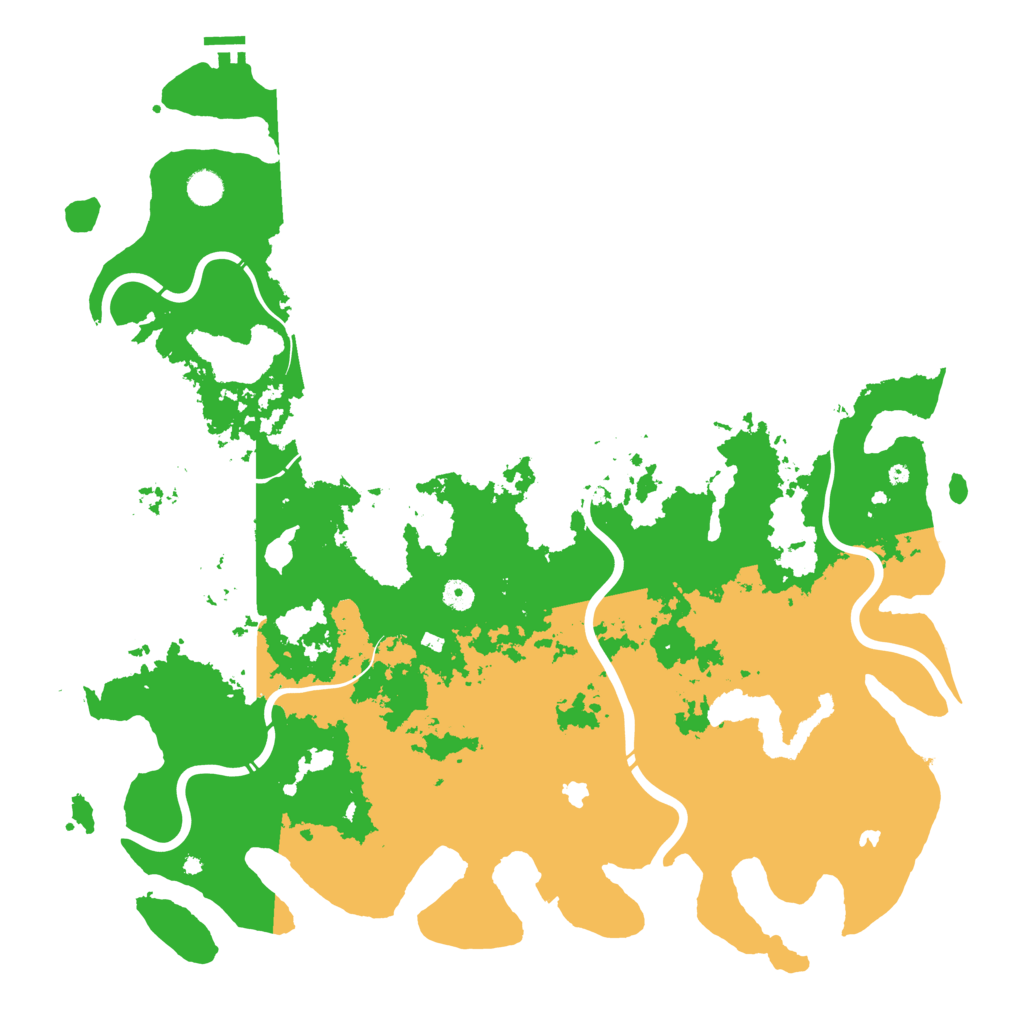 Biome Rust Map: Procedural Map, Size: 5000, Seed: 40251065