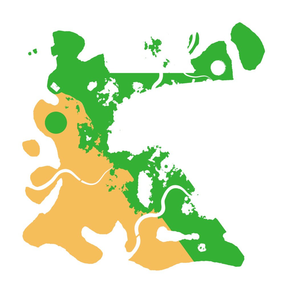 Biome Rust Map: Procedural Map, Size: 3500, Seed: 1570344927