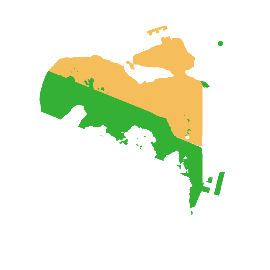 Biome Rust Map: Procedural Map, Size: 2000, Seed: 416131902