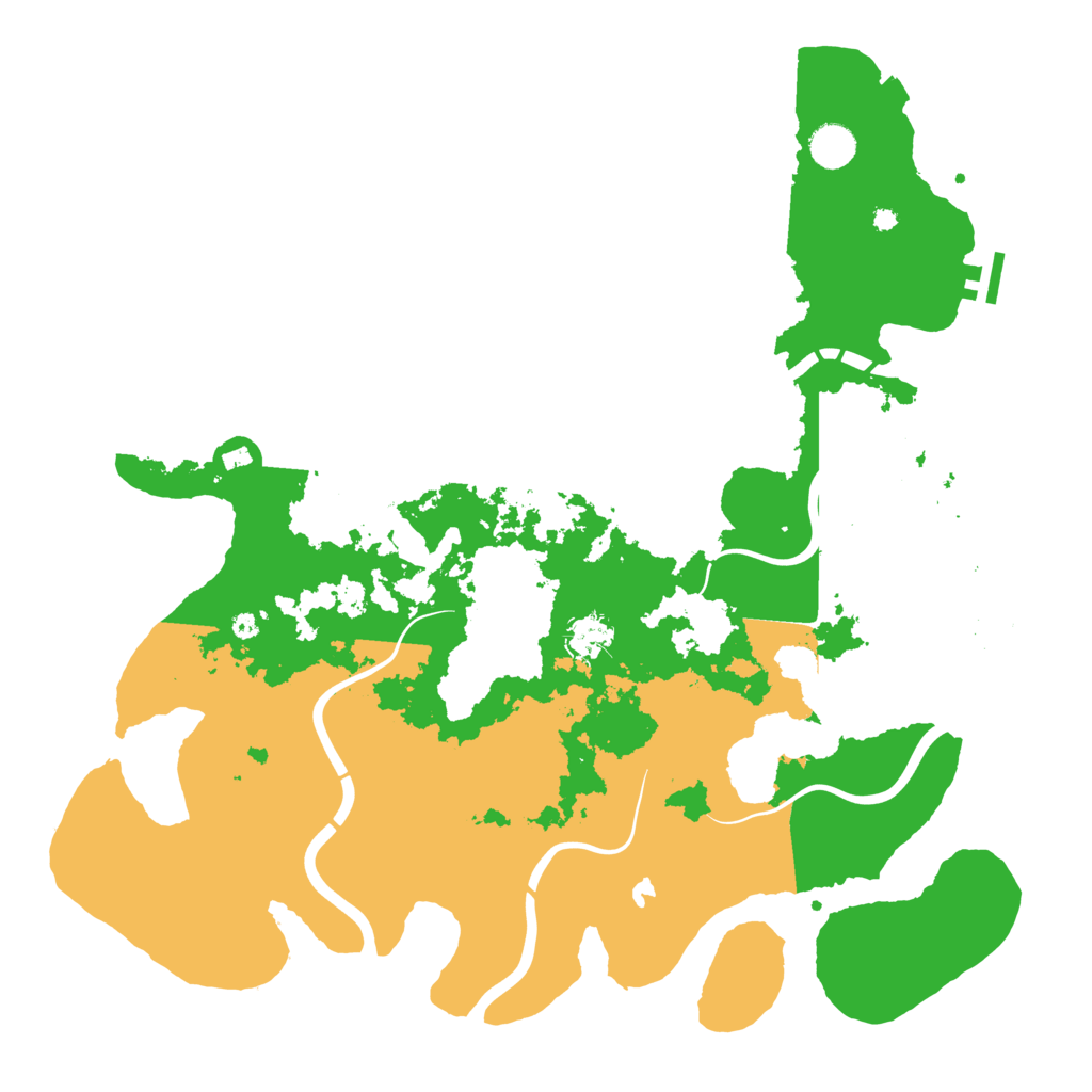 Biome Rust Map: Procedural Map, Size: 4250, Seed: 334069925