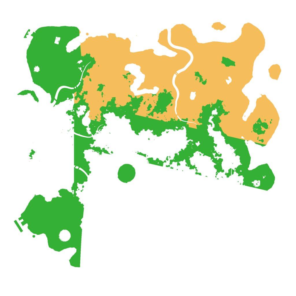 Biome Rust Map: Procedural Map, Size: 4500, Seed: 1422870845