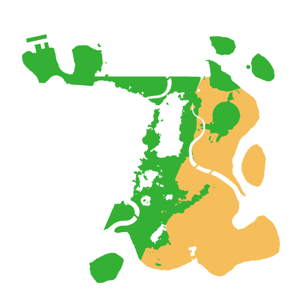 Biome Rust Map: Procedural Map, Size: 3000, Seed: 1402222813
