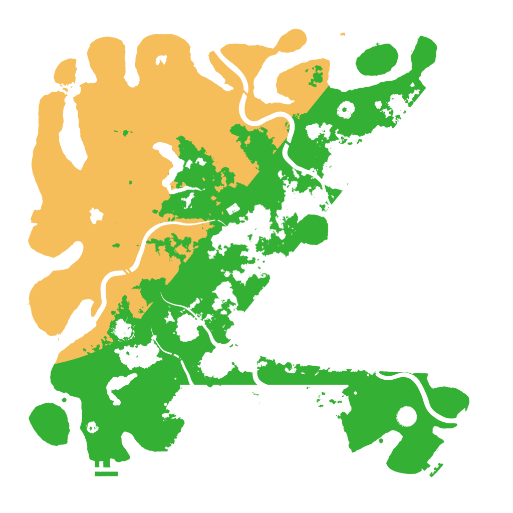 Biome Rust Map: Procedural Map, Size: 4500, Seed: 988297745