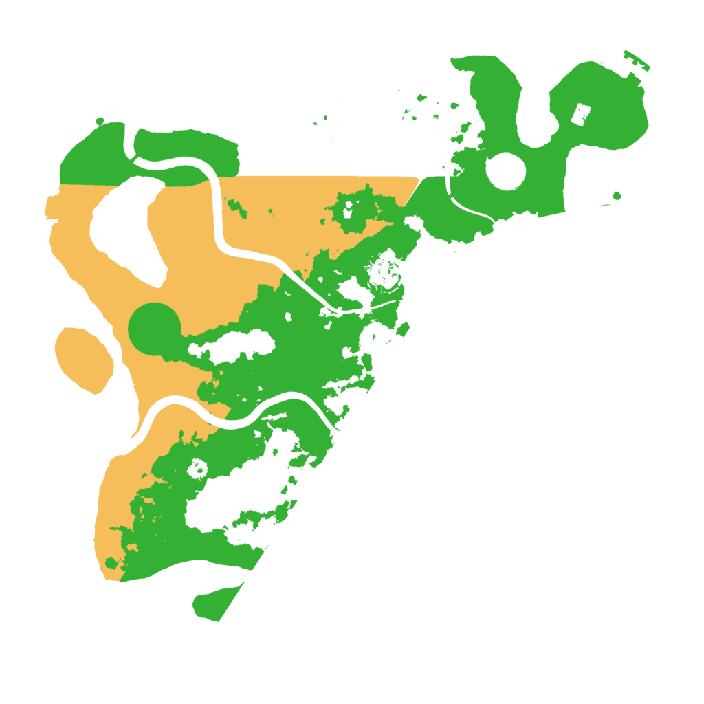 Biome Rust Map: Procedural Map, Size: 3500, Seed: 103666862