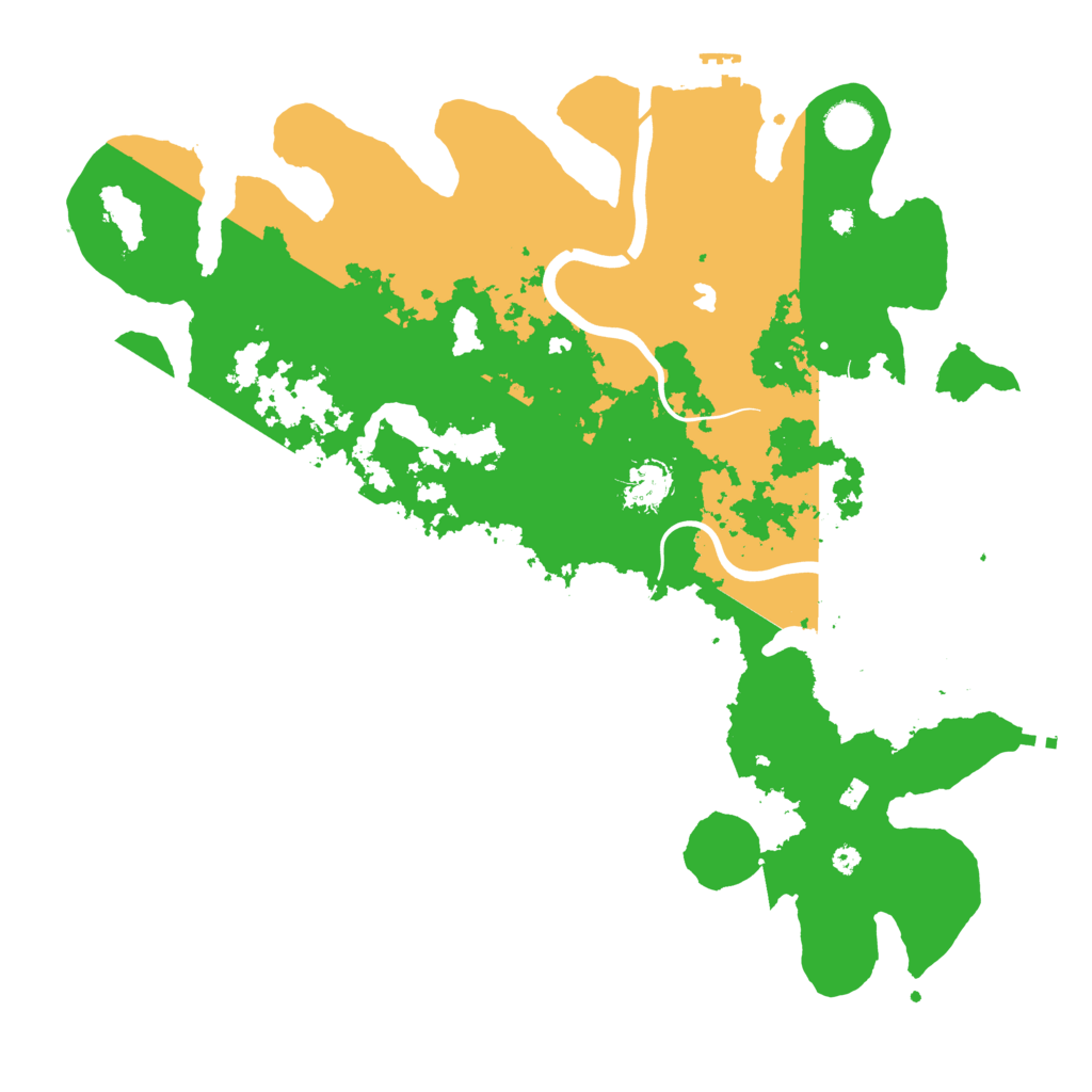 Biome Rust Map: Procedural Map, Size: 4000, Seed: 1628505445