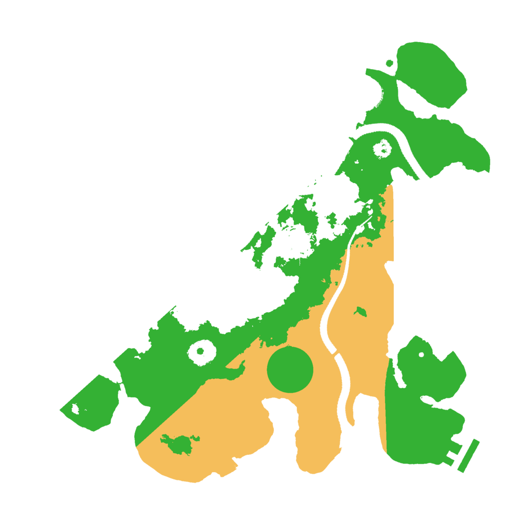 Biome Rust Map: Procedural Map, Size: 3000, Seed: 10040