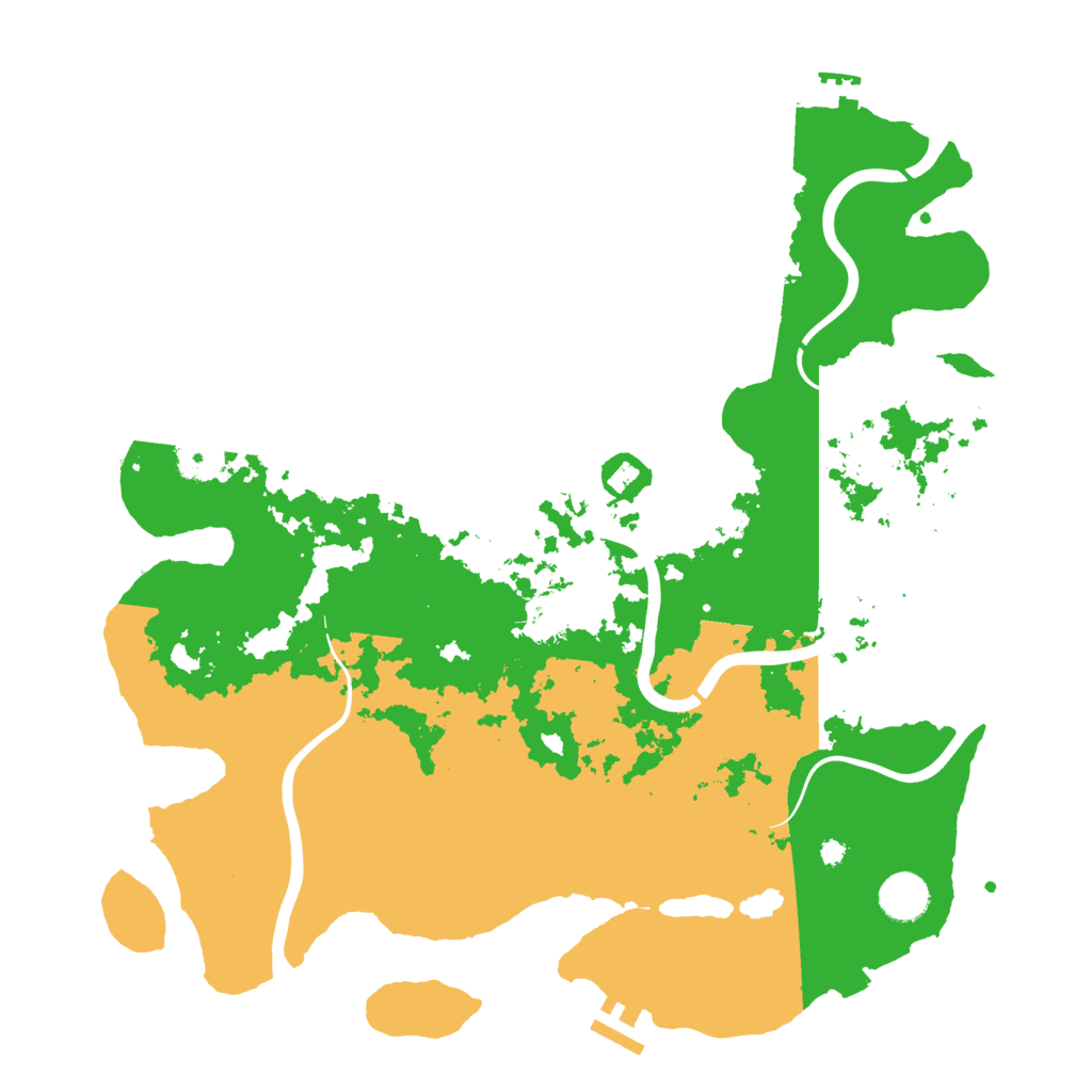 Biome Rust Map: Procedural Map, Size: 3900, Seed: 1742980264
