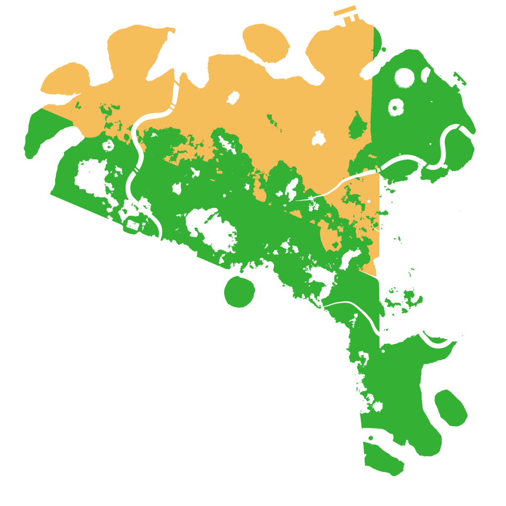 Biome Rust Map: Procedural Map, Size: 4500, Seed: 236661732
