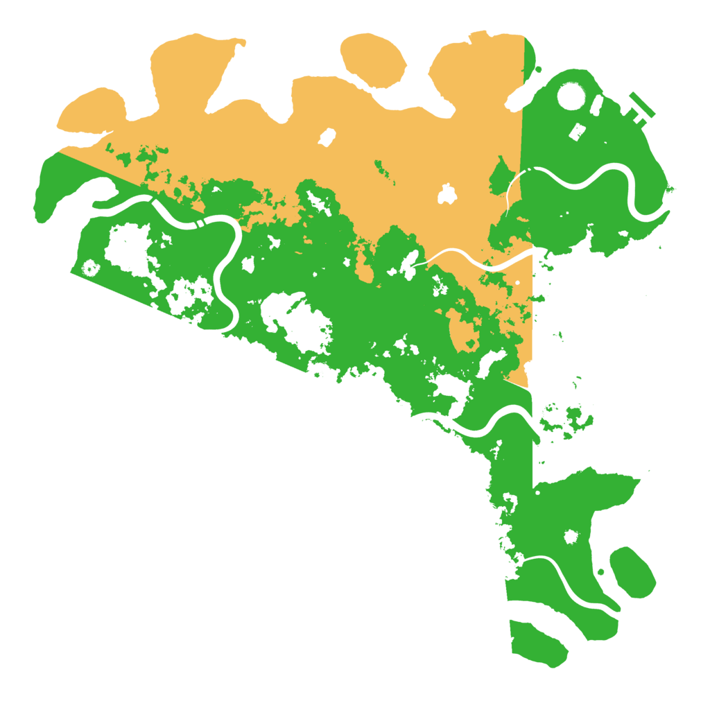 Biome Rust Map: Procedural Map, Size: 4500, Seed: 236661732