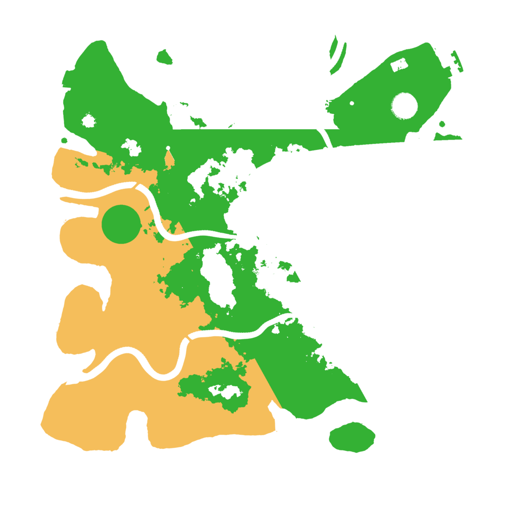 Biome Rust Map: Procedural Map, Size: 3500, Seed: 83484140