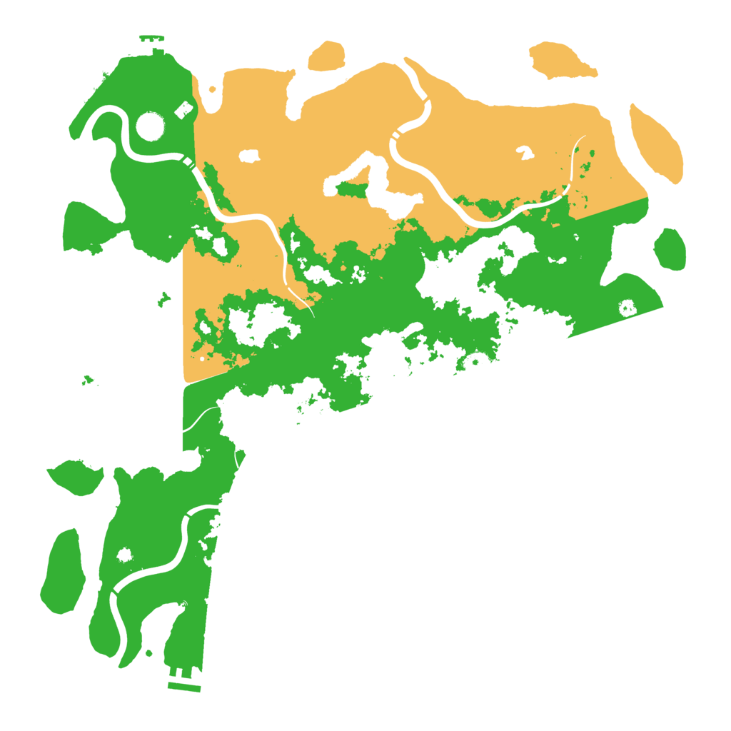 Biome Rust Map: Procedural Map, Size: 4500, Seed: 780101796