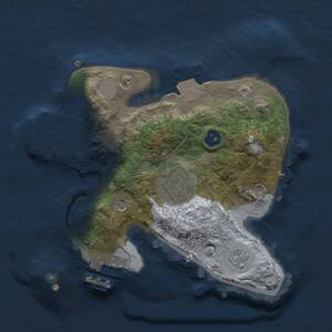 Thumbnail Rust Map: Procedural Map, Size: 2000, Seed: 4865, 6 Monuments