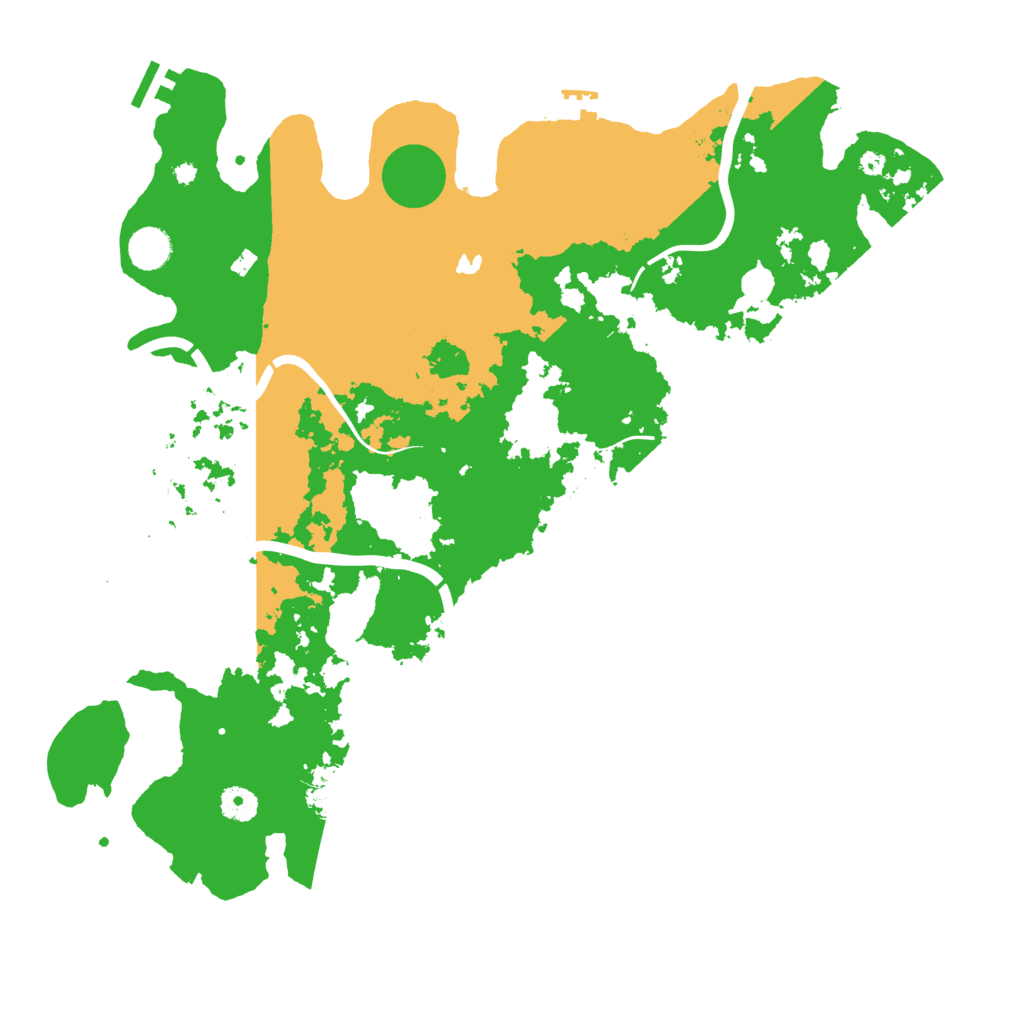 Biome Rust Map: Procedural Map, Size: 4250, Seed: 34875516