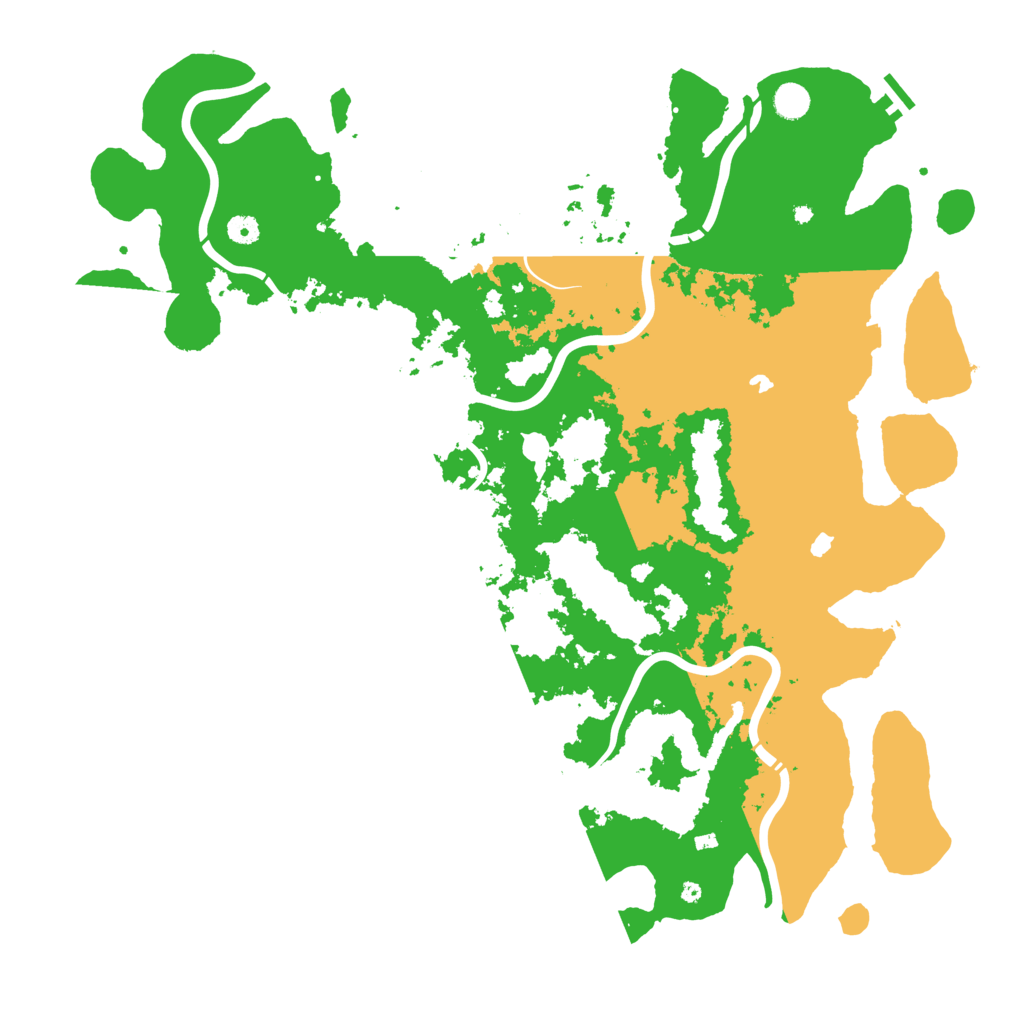 Biome Rust Map: Procedural Map, Size: 5000, Seed: 1424283729