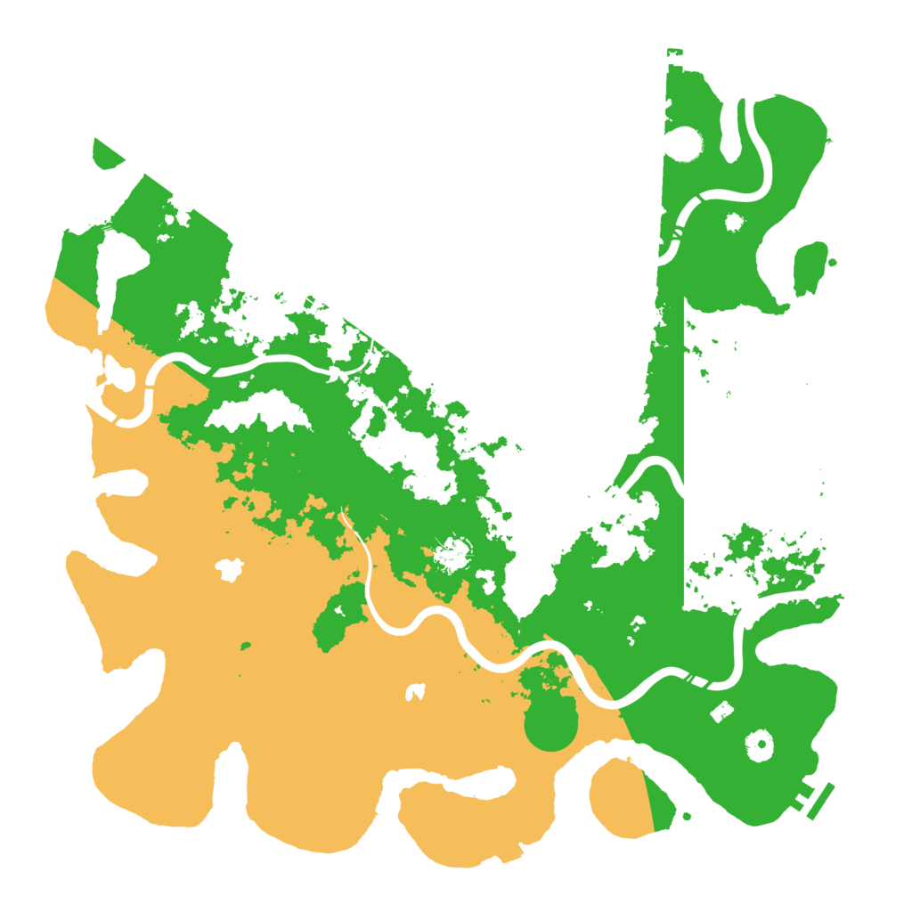Biome Rust Map: Procedural Map, Size: 4500, Seed: 7534688