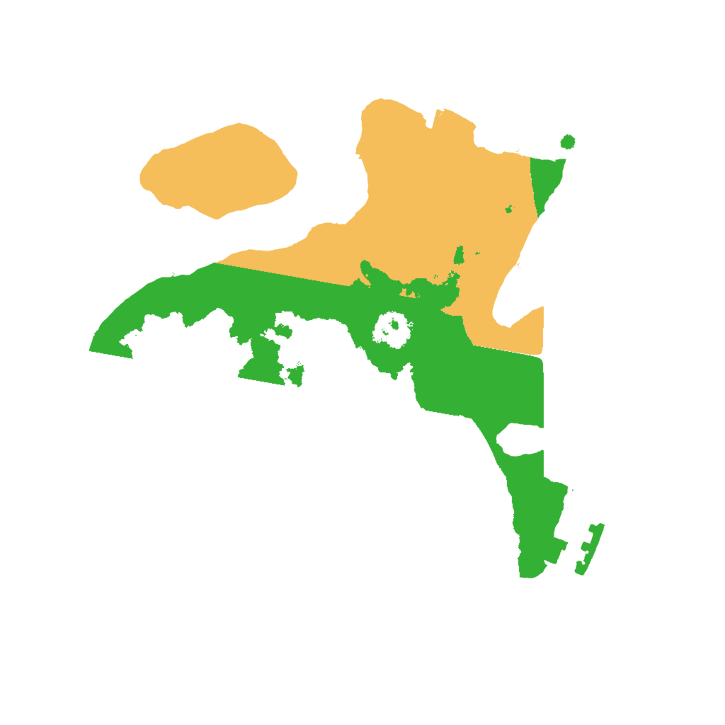 Biome Rust Map: Procedural Map, Size: 2000, Seed: 456234