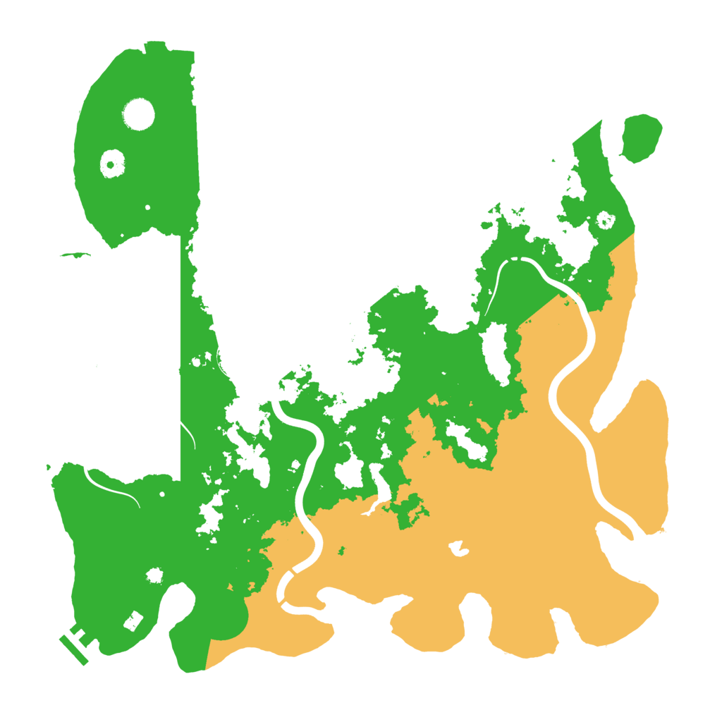 Biome Rust Map: Procedural Map, Size: 4000, Seed: 951557830