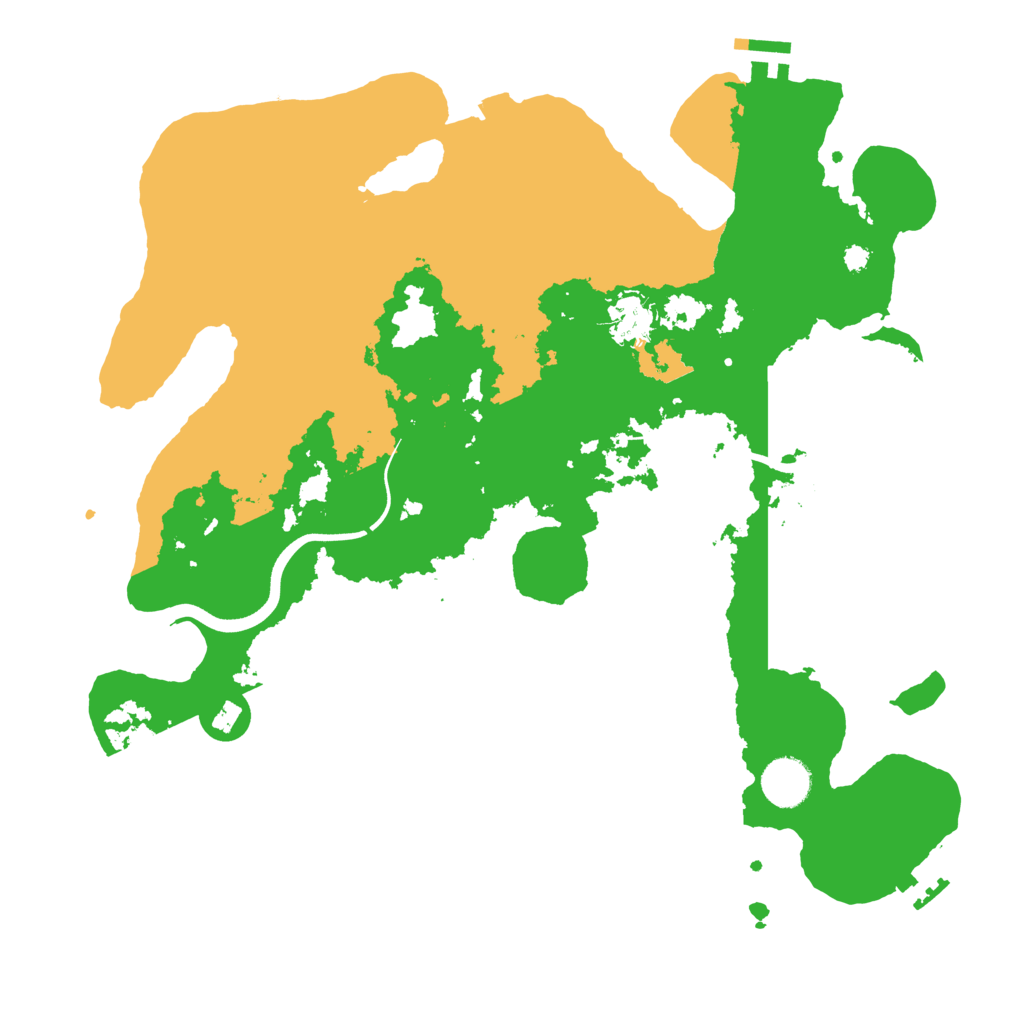 Biome Rust Map: Procedural Map, Size: 3650, Seed: 24120692