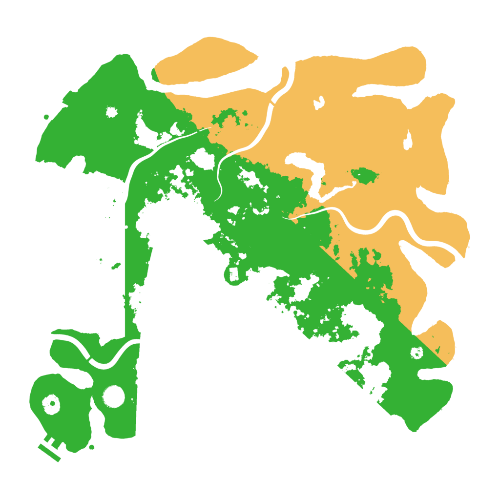 Biome Rust Map: Procedural Map, Size: 4000, Seed: 751120210