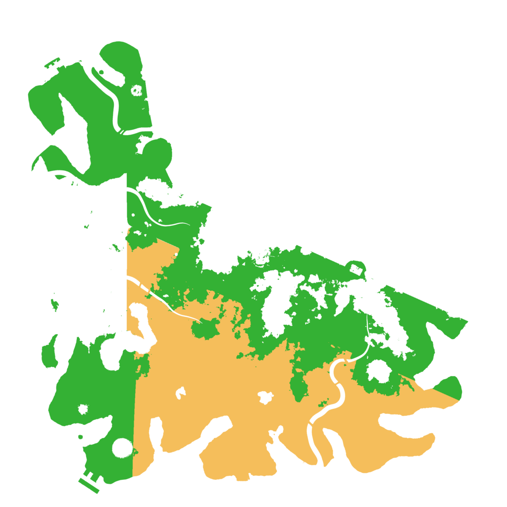 Biome Rust Map: Procedural Map, Size: 4500, Seed: 1691632745