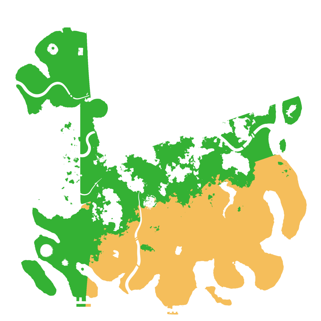 Biome Rust Map: Procedural Map, Size: 4500, Seed: 5731