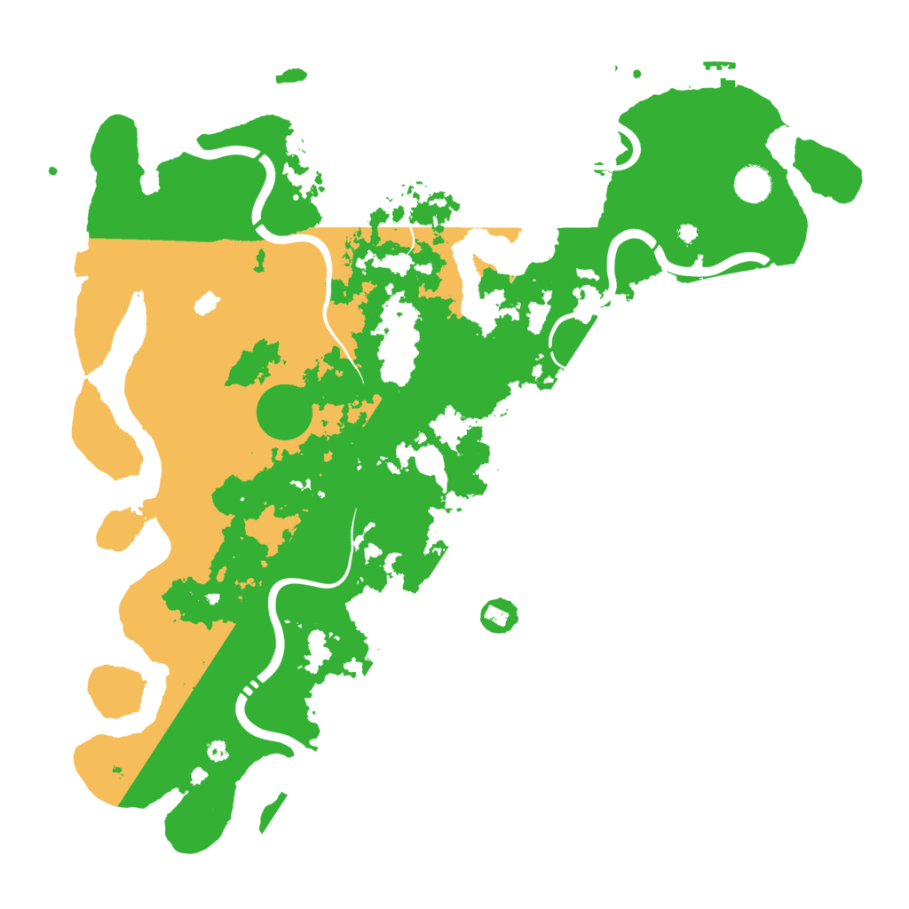 Biome Rust Map: Procedural Map, Size: 4300, Seed: 84515232