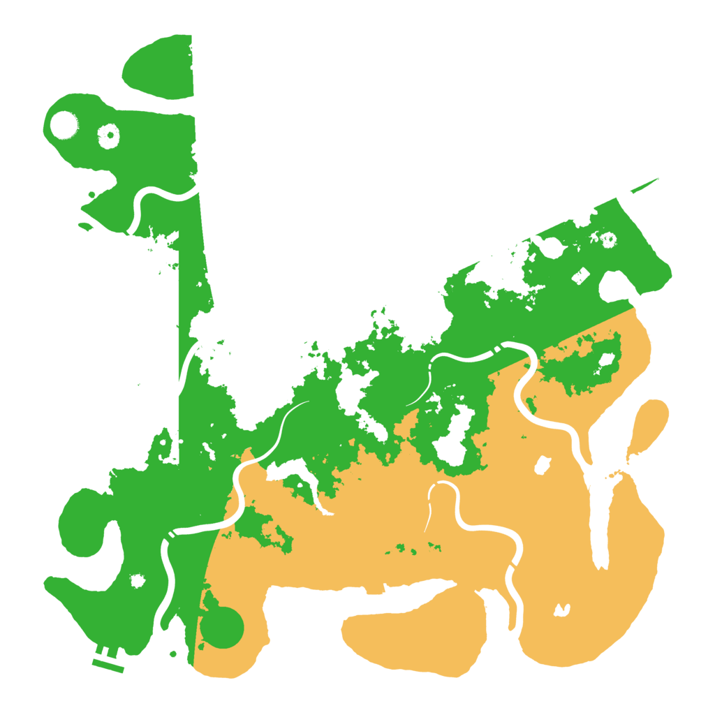 Biome Rust Map: Procedural Map, Size: 4500, Seed: 363640485