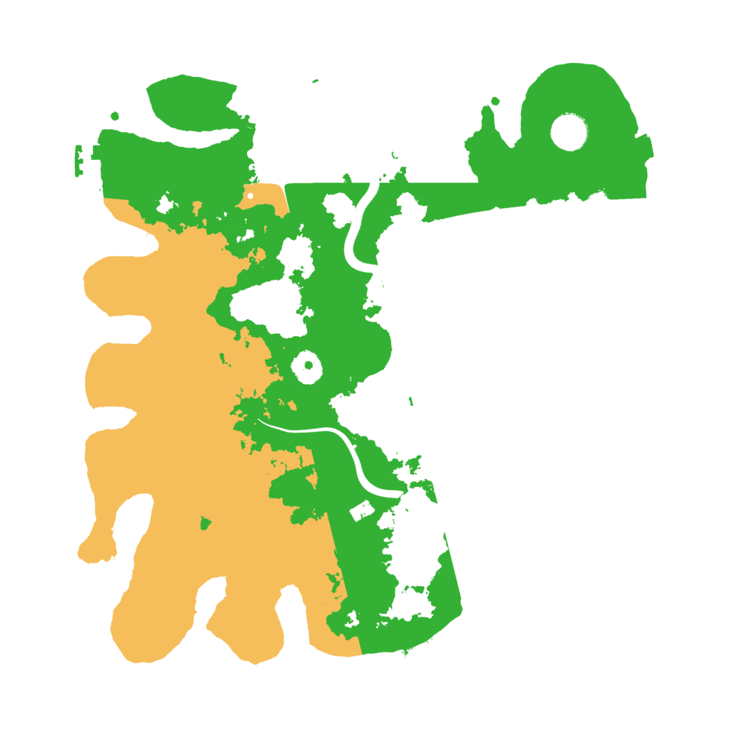 Biome Rust Map: Procedural Map, Size: 3500, Seed: 246225928