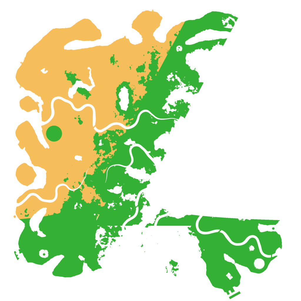 Biome Rust Map: Procedural Map, Size: 5000, Seed: 2134098765