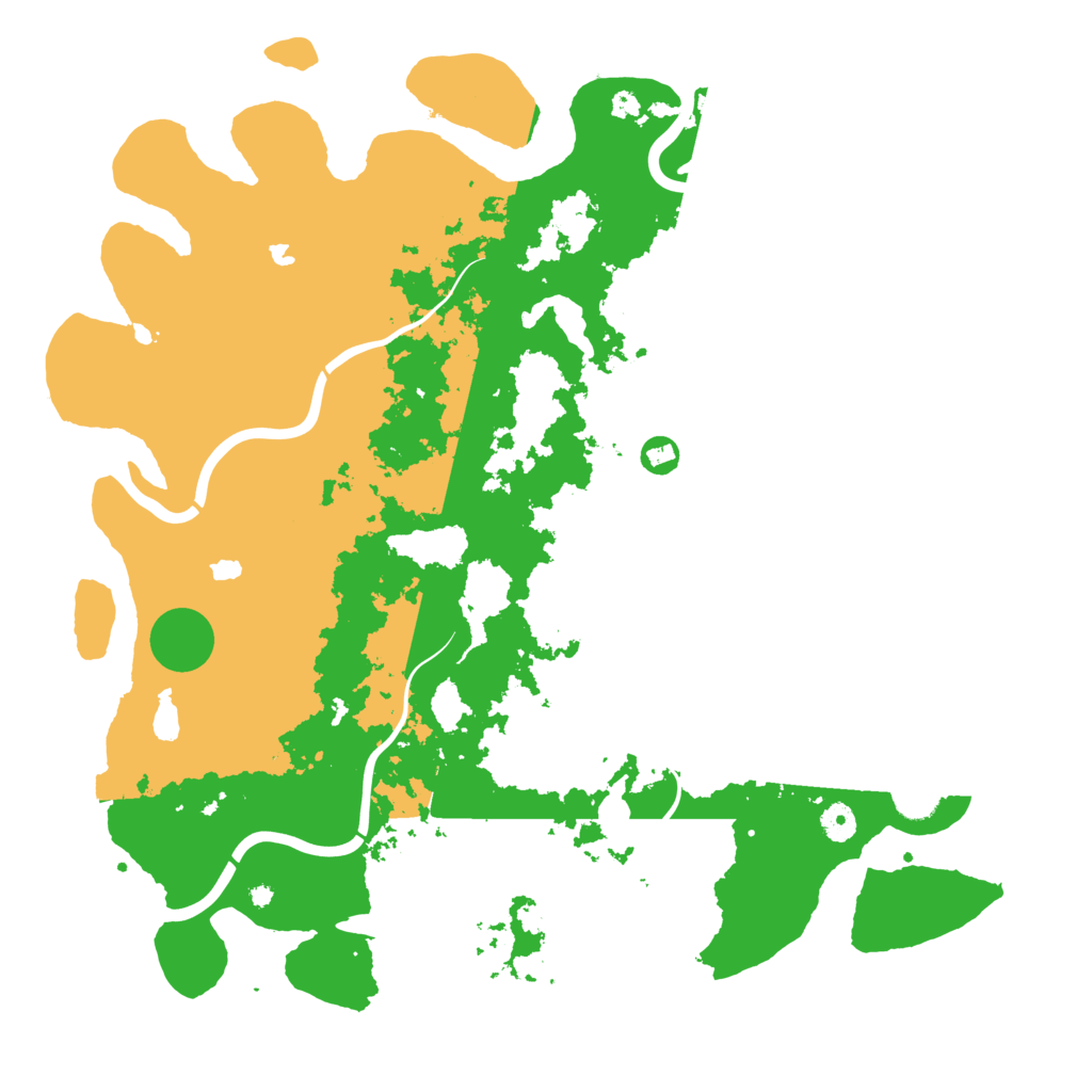 Biome Rust Map: Procedural Map, Size: 4500, Seed: 895928948