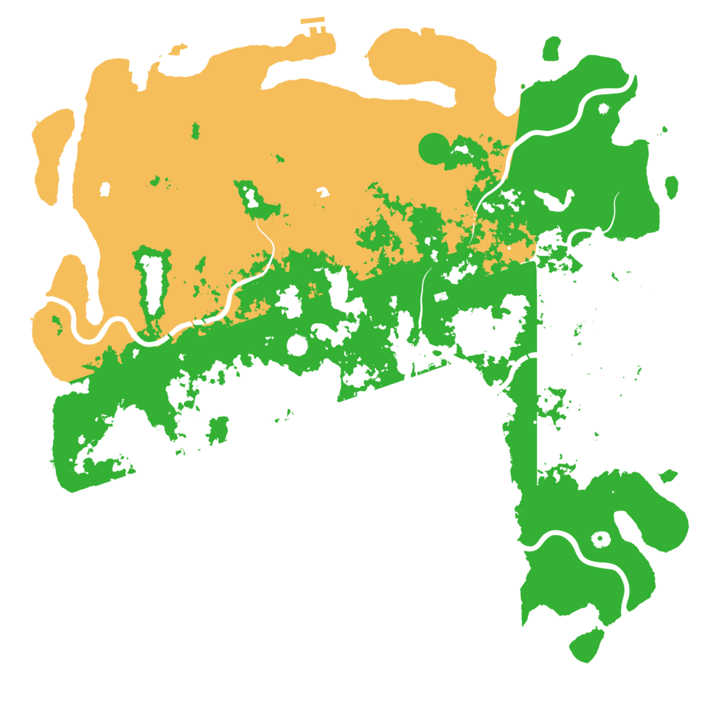 Biome Rust Map: Procedural Map, Size: 6000, Seed: 745232211