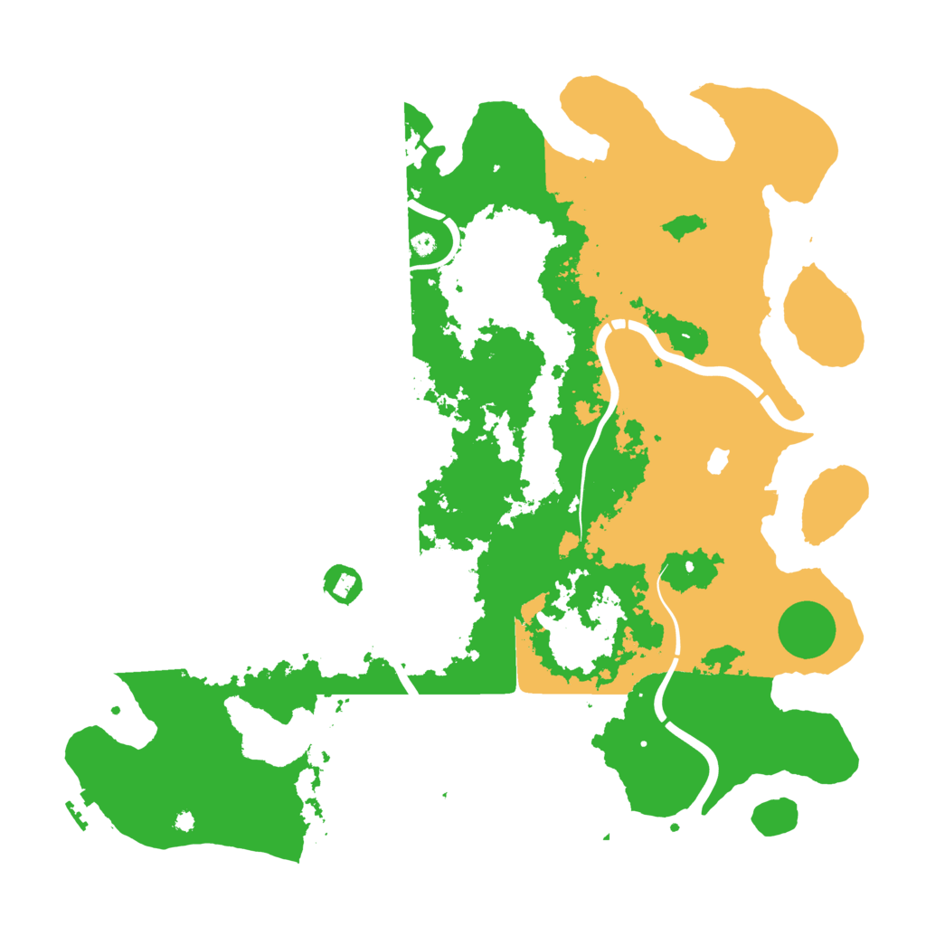 Biome Rust Map: Procedural Map, Size: 4250, Seed: 81156513